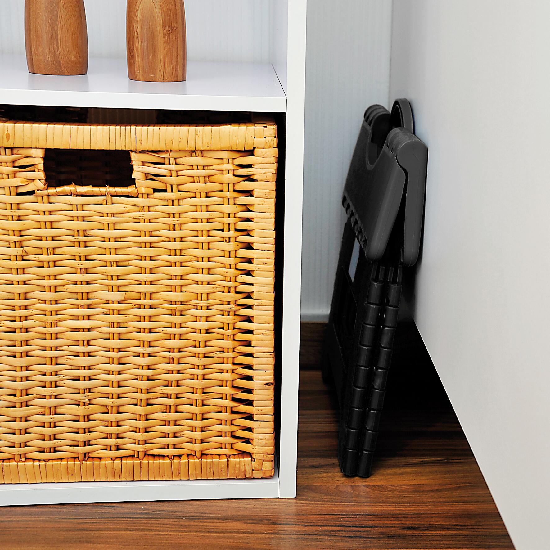 Kesper Klapphocker schwarz B/H/L: ca. 27x22x35 cm