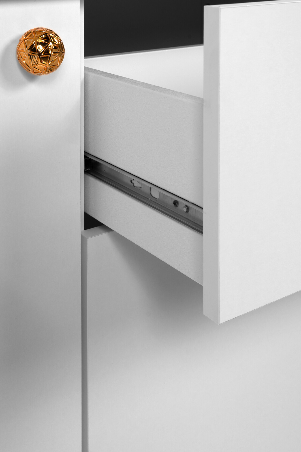 Kommode Izmir Izmir Izmir Izmir Izmir Izmir weiß Kupfer Nachbildung B/H/T: ca. 120x90x36 cm