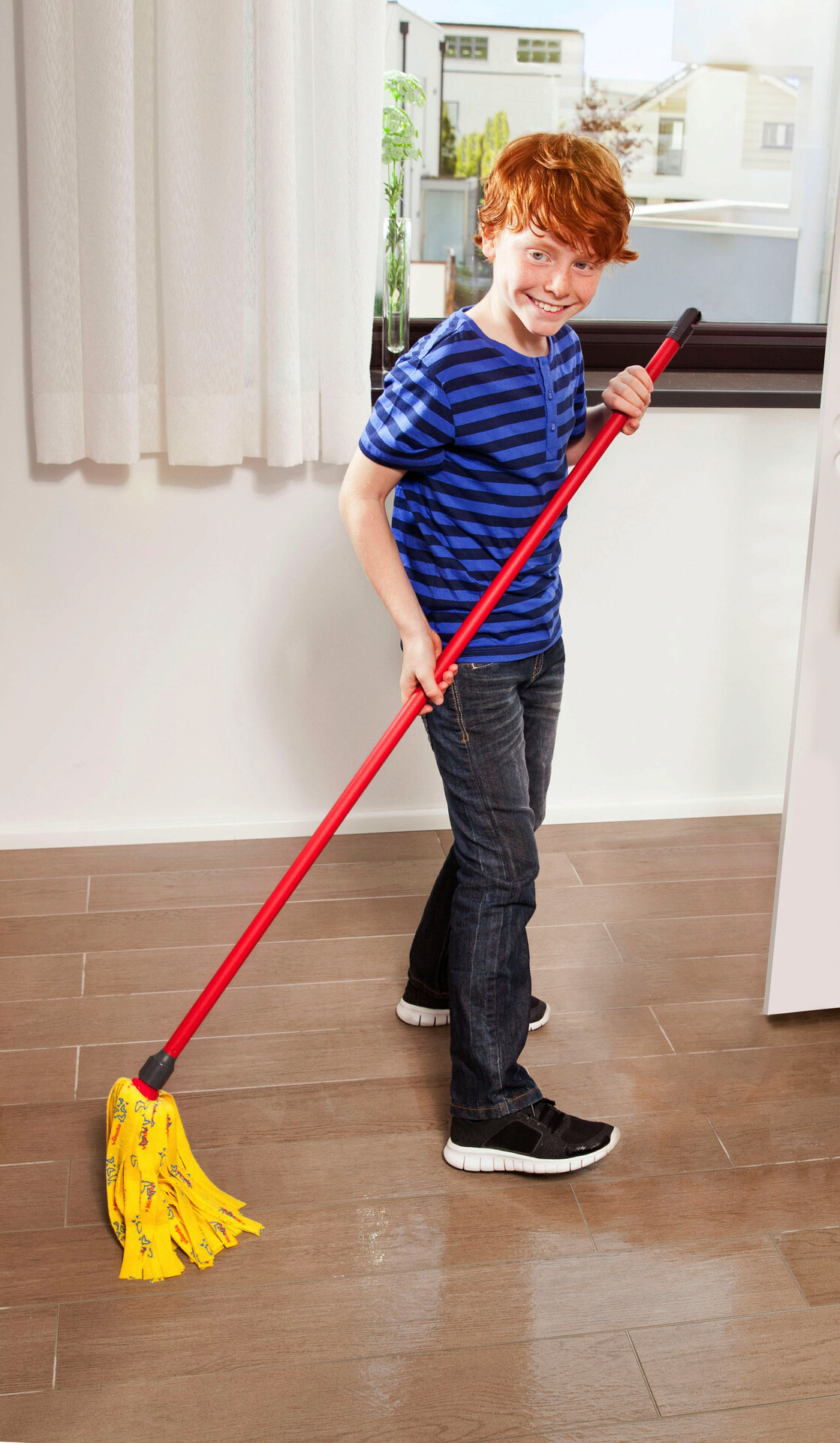 Vileda Wischmopp rot H: ca. 164 cm