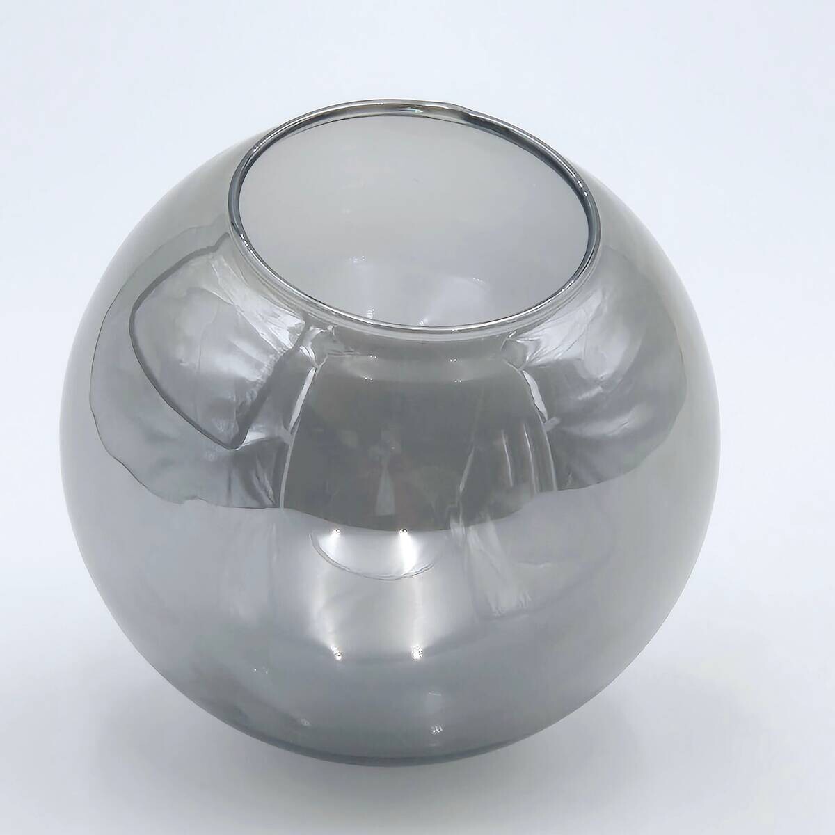 Lamkur Hängeleuchte Rollo Chrom Glas Stahl B/H/L: ca. 15x120x15 cm 1.0 Brennstellen