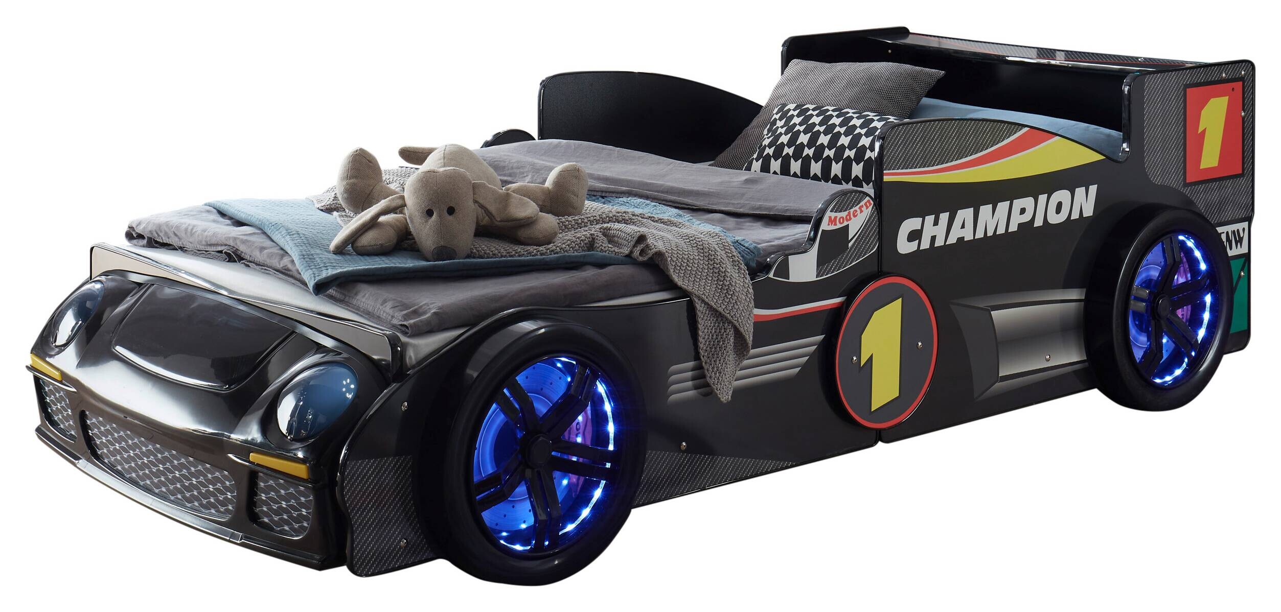 Autobett Rinum schwarz Liegefläche B/L: ca. 90x200 cm