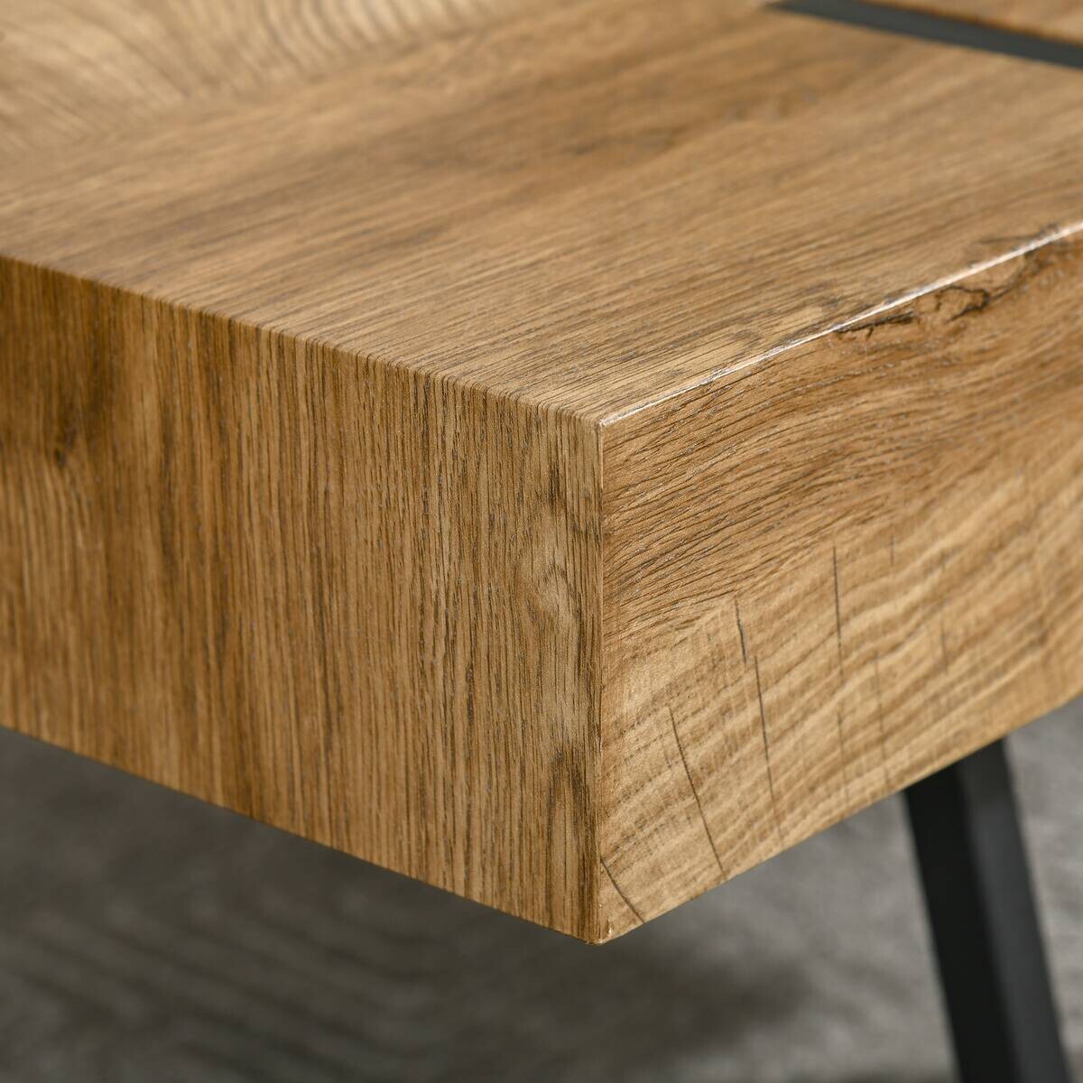 HOMCOM Couchtisch natur MDF B/H/T: ca. 105x42x60 cm