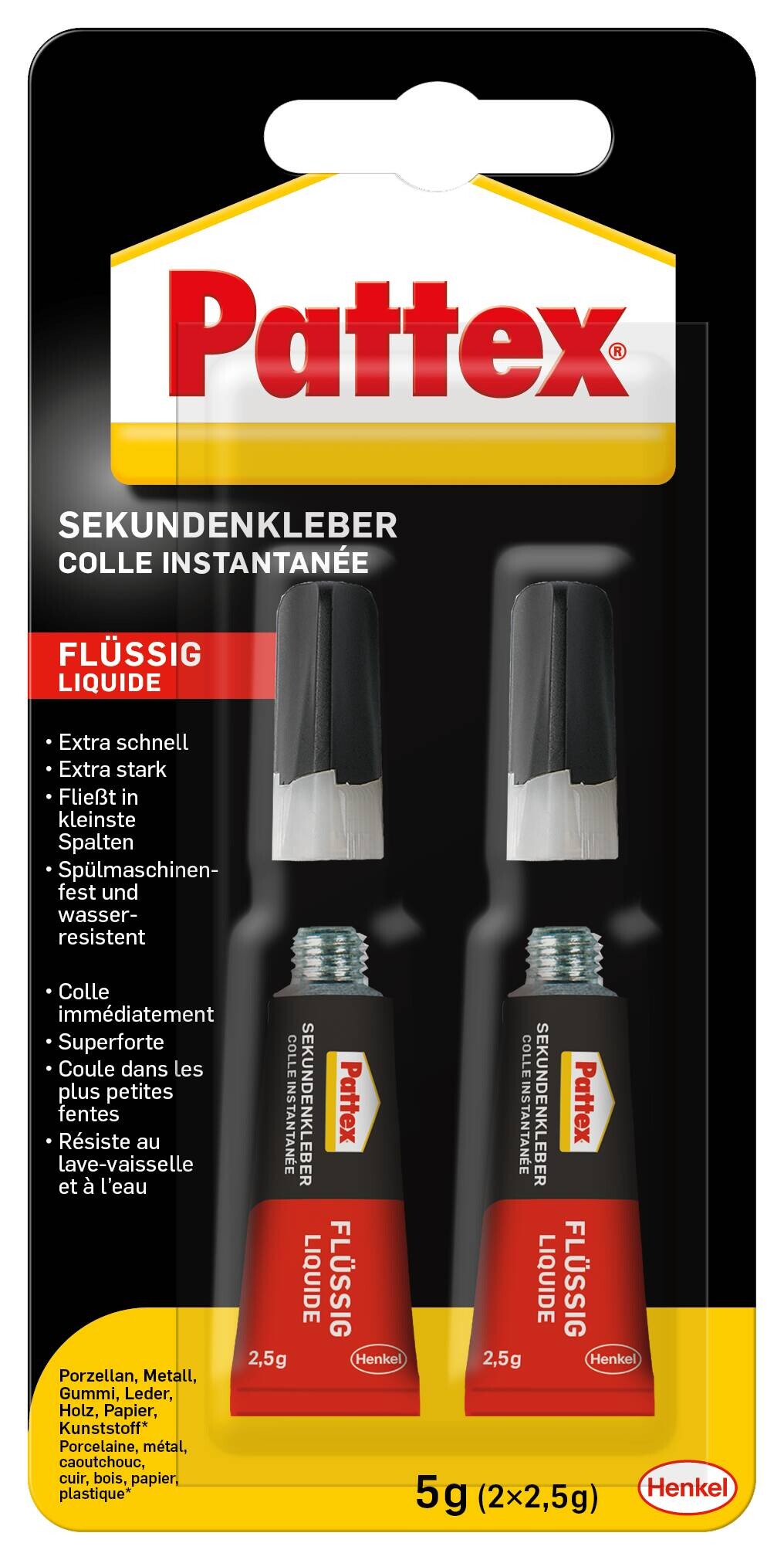Pattex Sekundenkleber ca. 5 g 2 tlg.