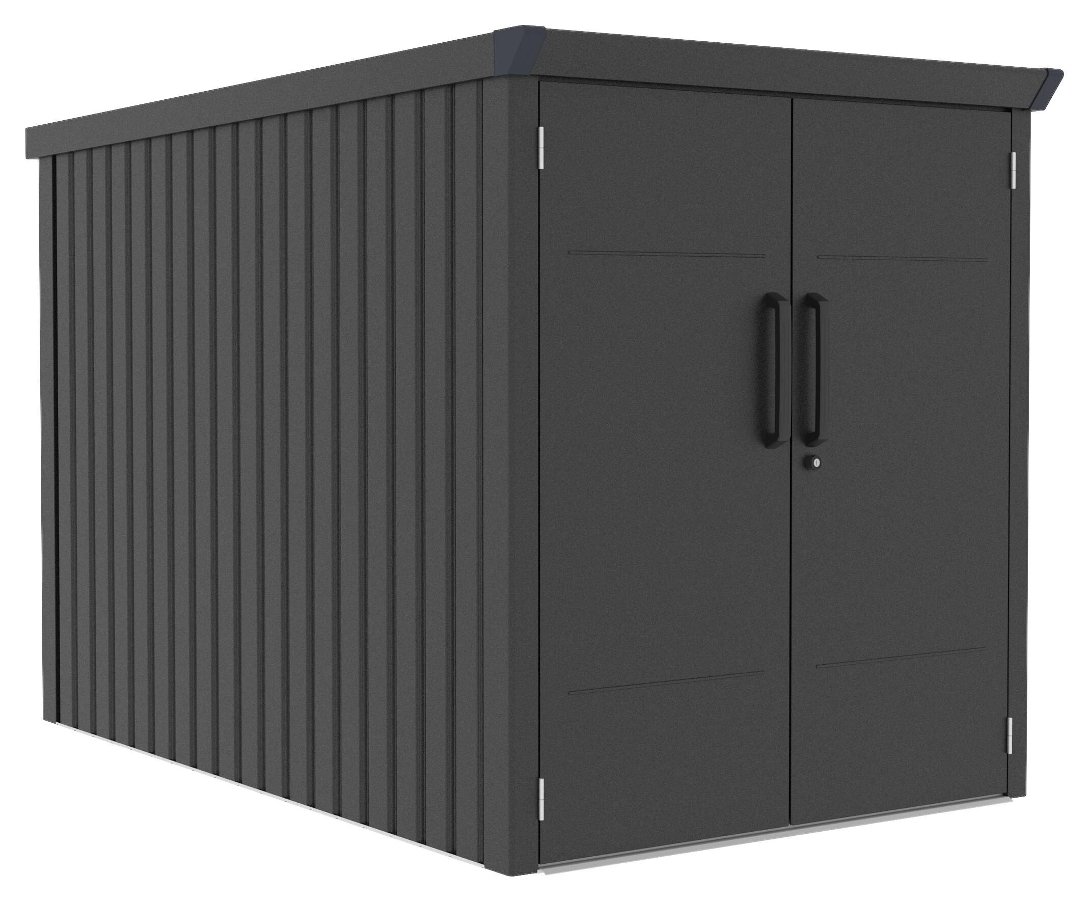 Westmann Fahrradgarage Velos schwarz B/H/L: ca. 133x151x222 cm