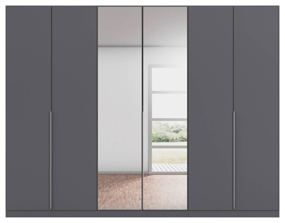 Kleiderschrank Alabama grau B/H/T: ca. 271x210x54 cm