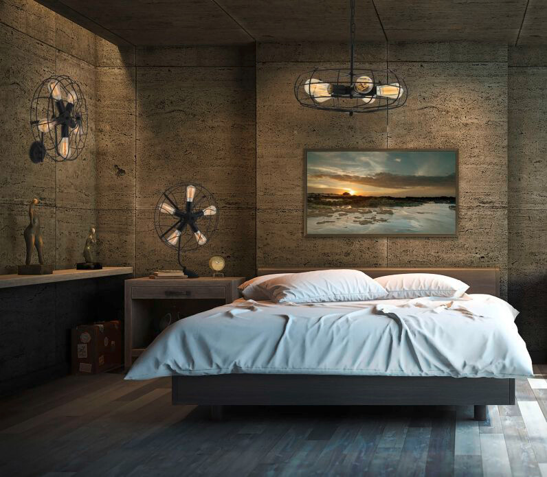 Näve Leuchten Tischleuchte NV3123122 schwarz Metall H/D: ca. 64x48 cm E27 5 Brennstellen