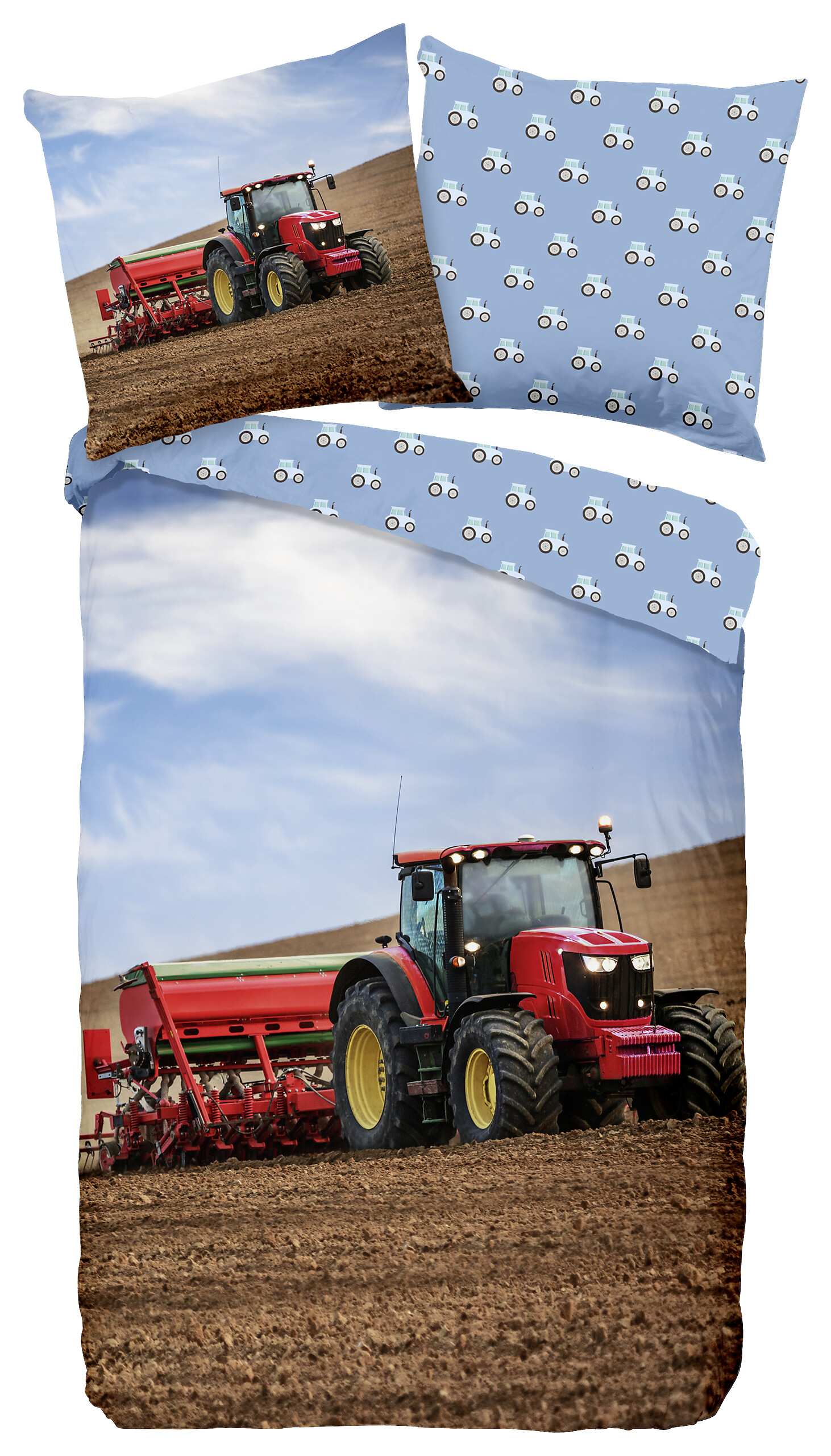 Baumwoll Bettwäsche Tractor Flanell