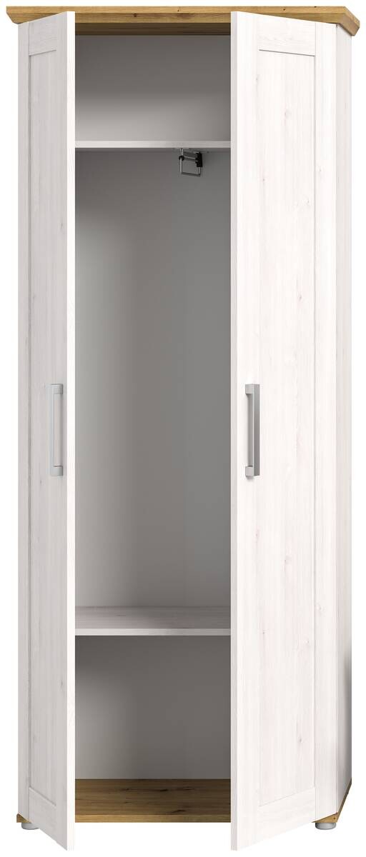 Garderobenschrank Verona Sibiu Lärche Nachbildung Eiche Artisan Nachbildung B/H/T: ca. 80x196x39 cm