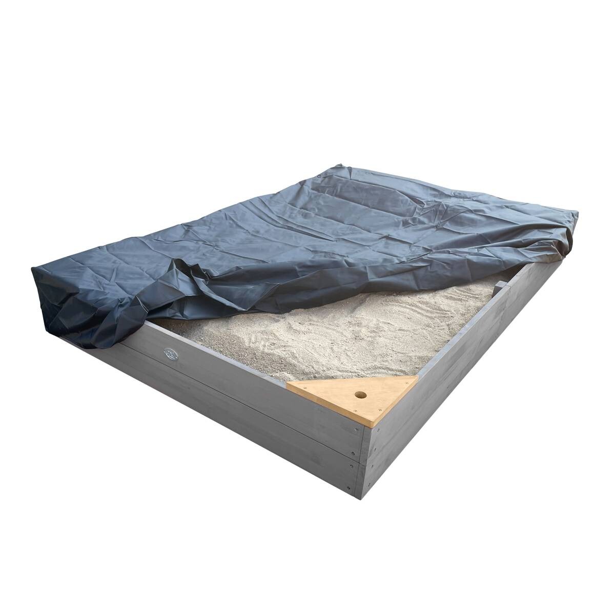 AXI Sandkasten Kelly grau B/H/T: ca. 115x21,8x180 cm