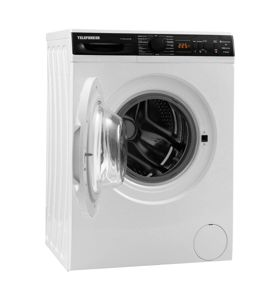 Telefunken Waschmaschine TF-WM-5441T1B weiß B/H/T: ca. 59,7x84,5x49,7 cm ca. 7 kg