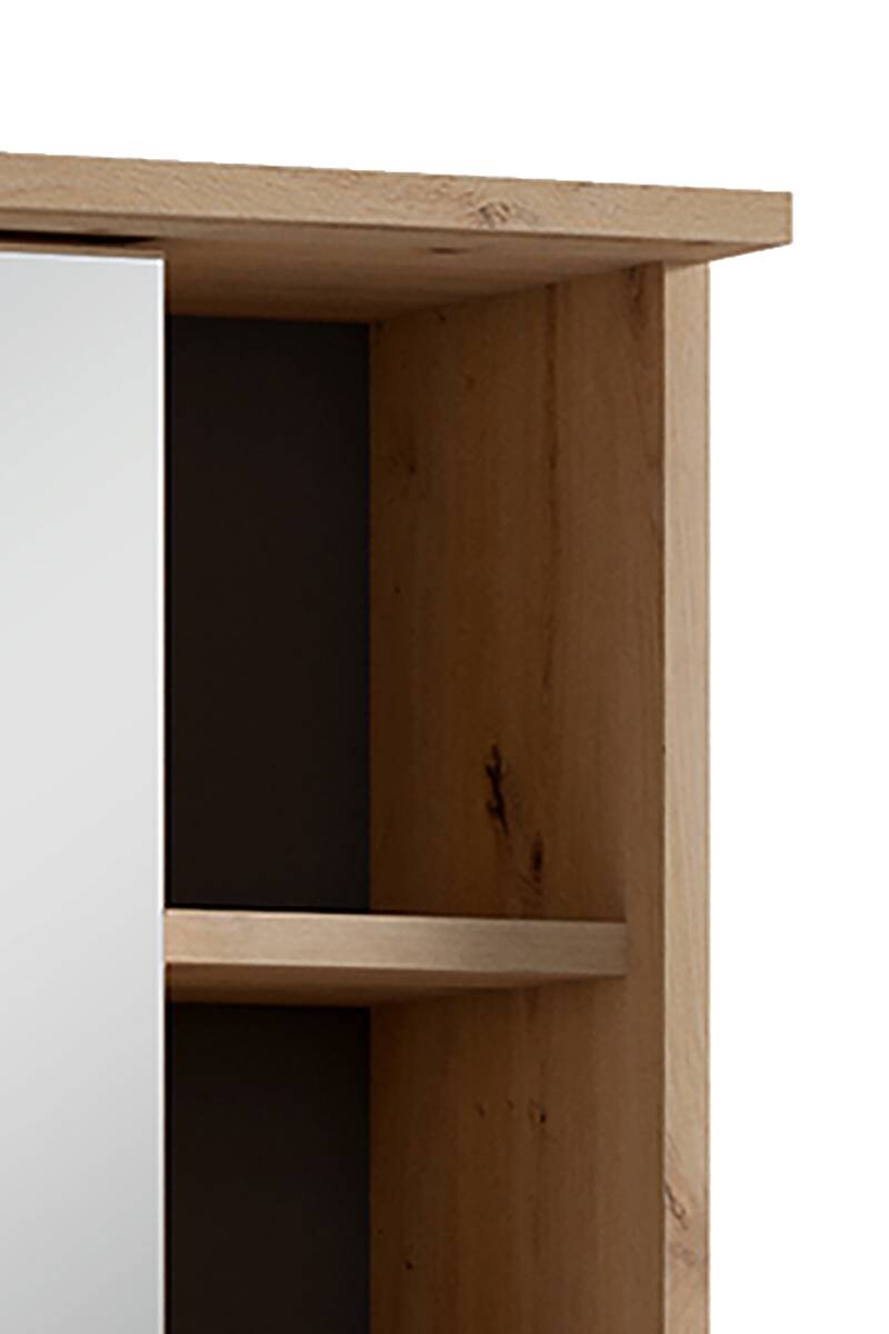 Spiegelschrank WELLNESS Eiche Artisan Nachbildung B/H/T: ca. 60x61x28 cm