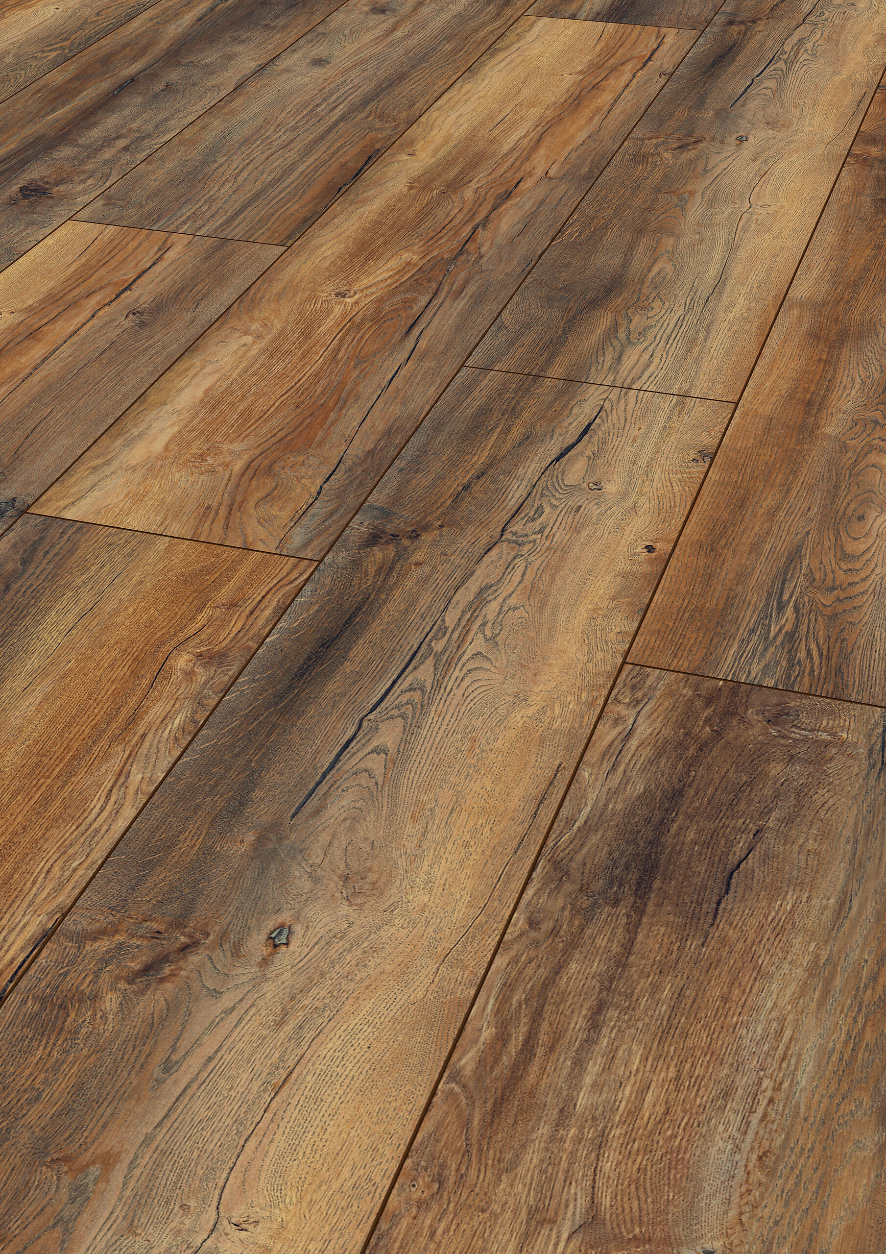 Laminatboden Harbour Oak ca. 2,694 m² im Paket  B/L: ca. 24,4x138 cm pro Paket