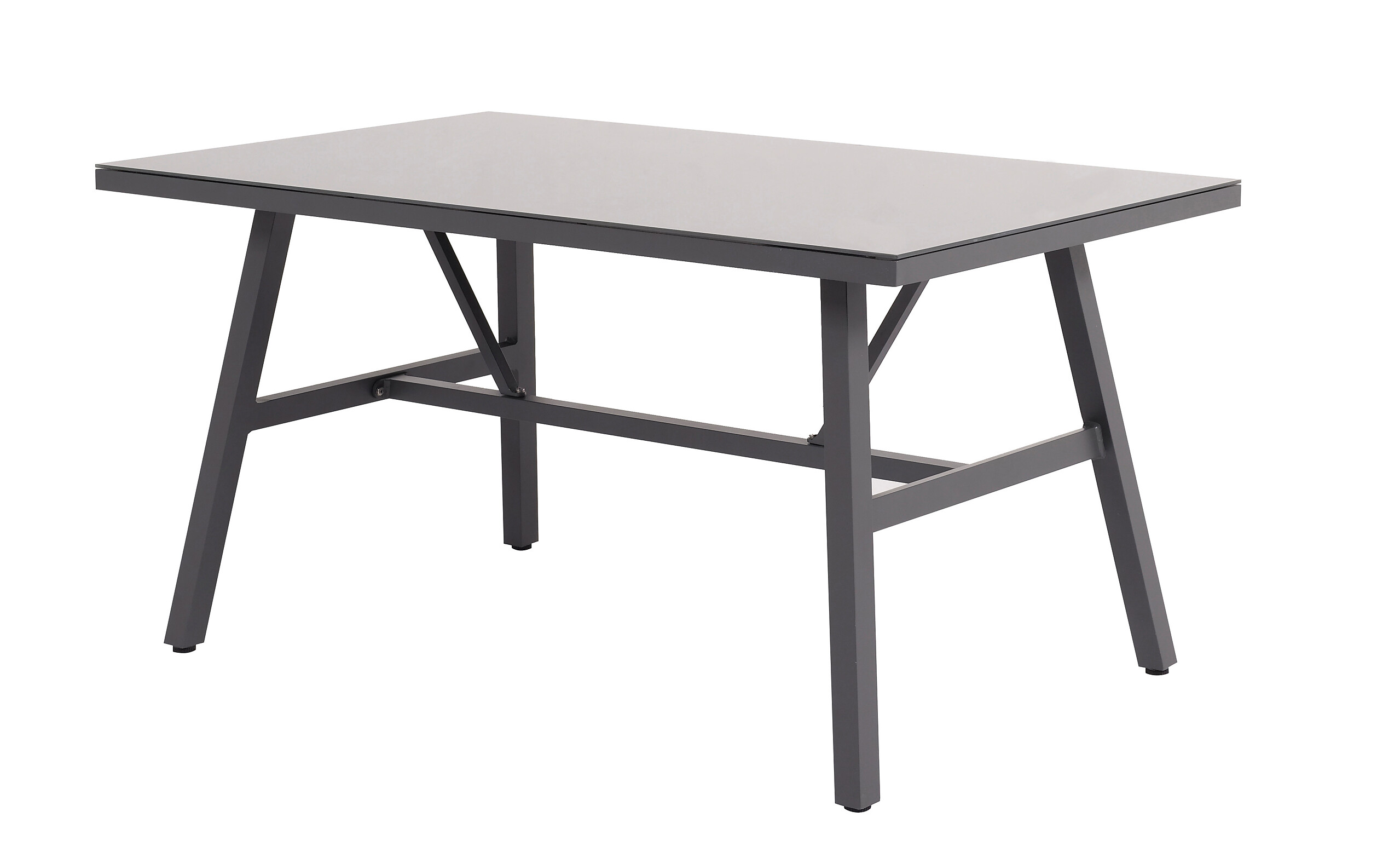 Loungeset grau Aluminium
