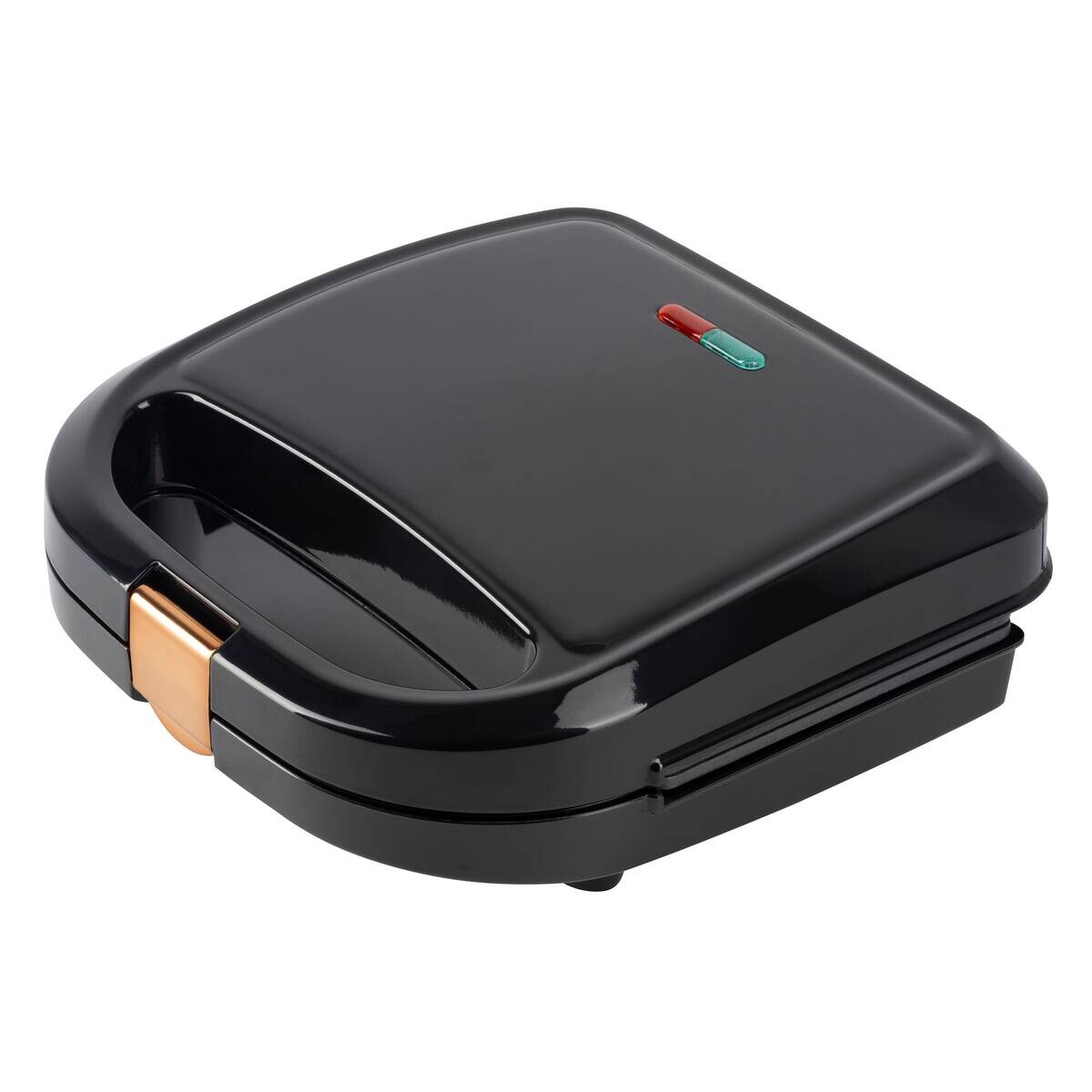 BERGNER Sandwichtoaster BG-53005-CP schwarz Kupfer Aluminium Kunststoff B/H/L: ca. 22x9x22 cm