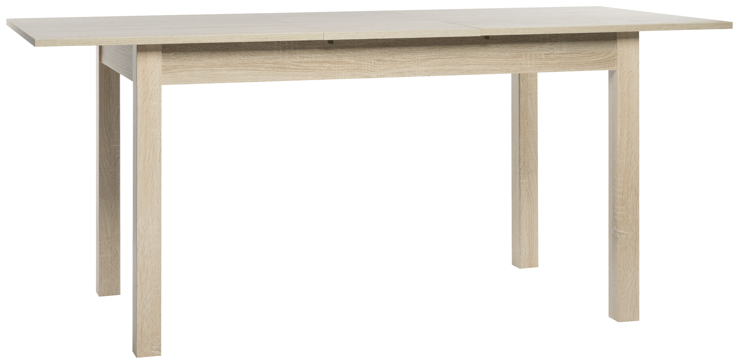 Esstisch Coburg Eiche Sonoma Optik schwarz B/T: ca. 140x80 cm