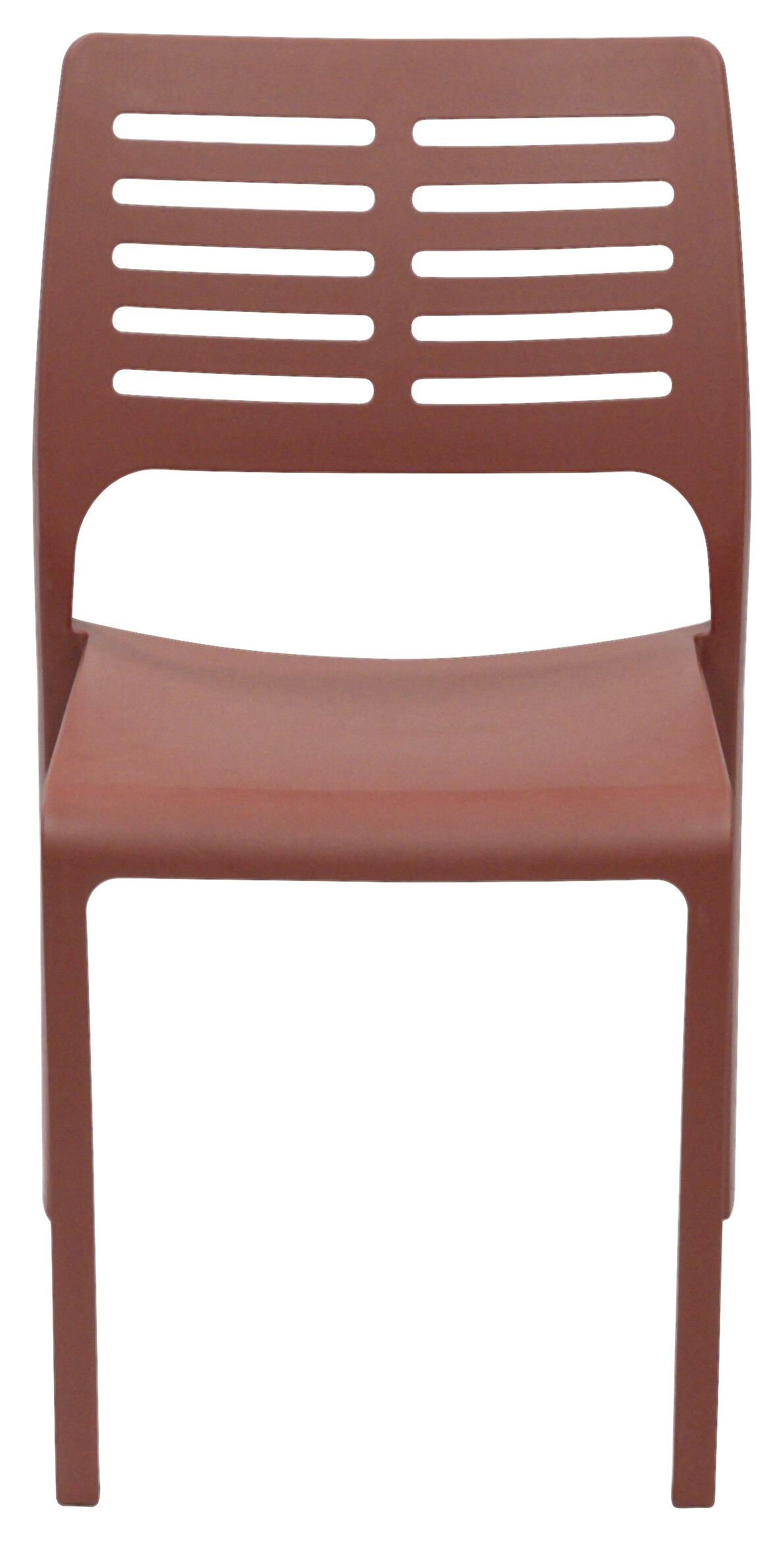 ProGarden Stapelstuhl Mistral terracotta Kunststoff