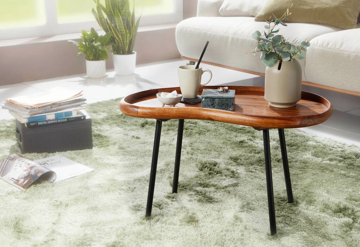 Wohnling Couchtisch braun B/H/T: ca. 71x42x40 cm