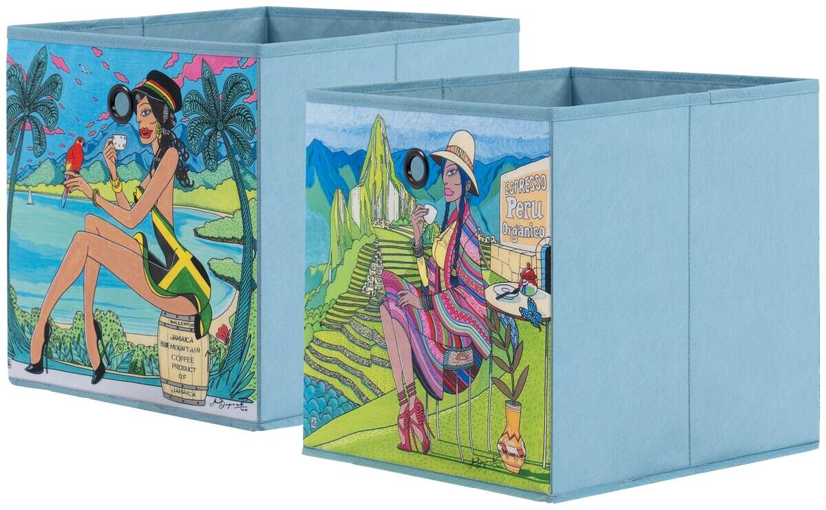 Stoffbox Stoffbox hellblau B/H/T: ca. 32x32x32 cm