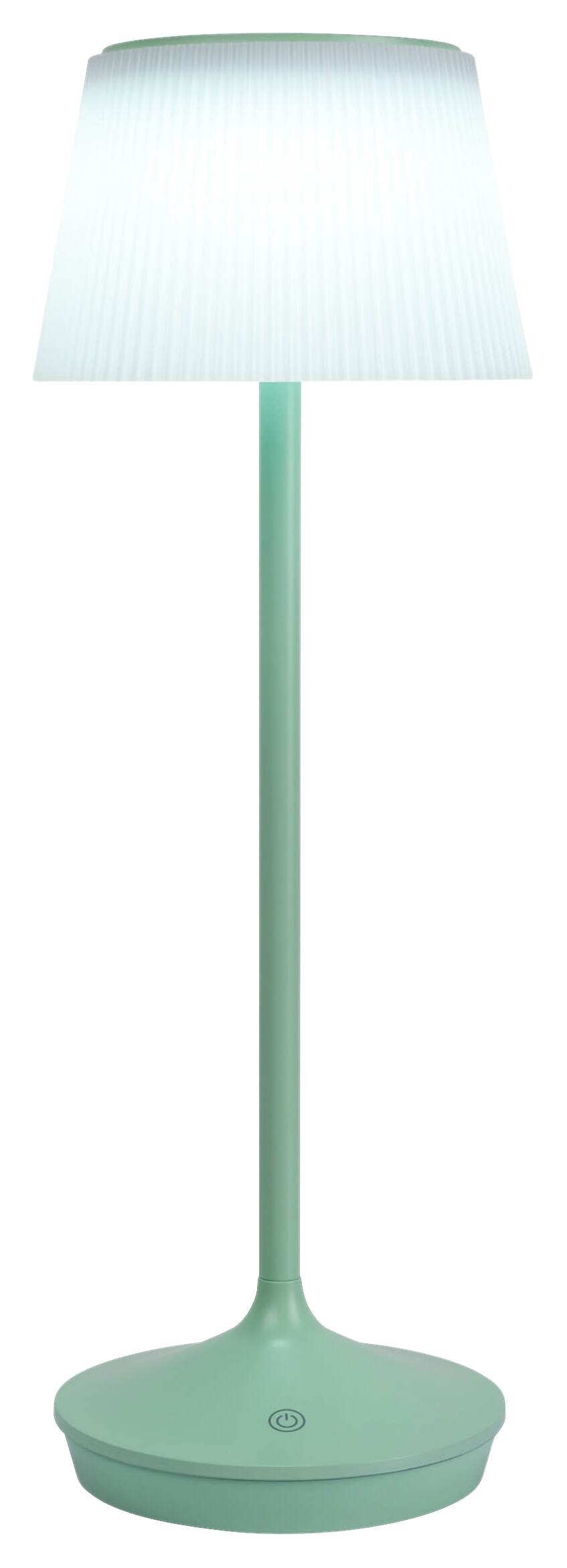 LED-Solar-Tischleuchte mint Metall Kunststoff B/H/T/D: ca. 13x38x13x13 cm