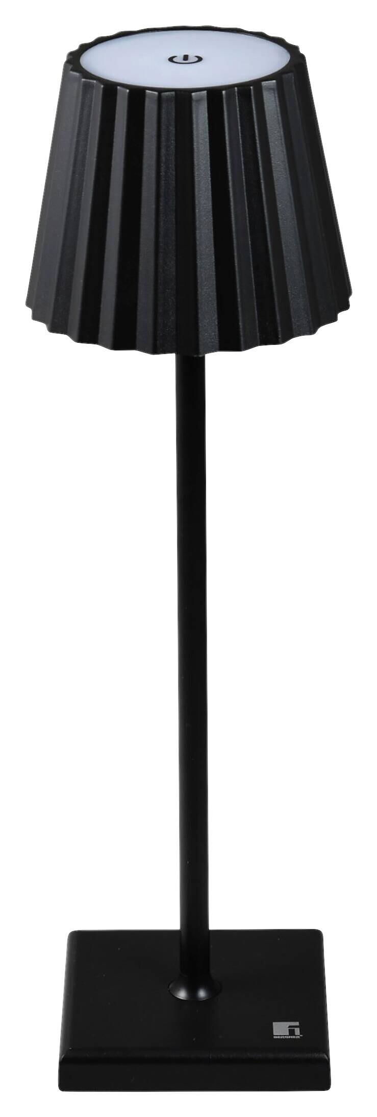 BERGNER LED-Tischleuchte Charcoal schwarz B/H: ca. 11,6x38 cm