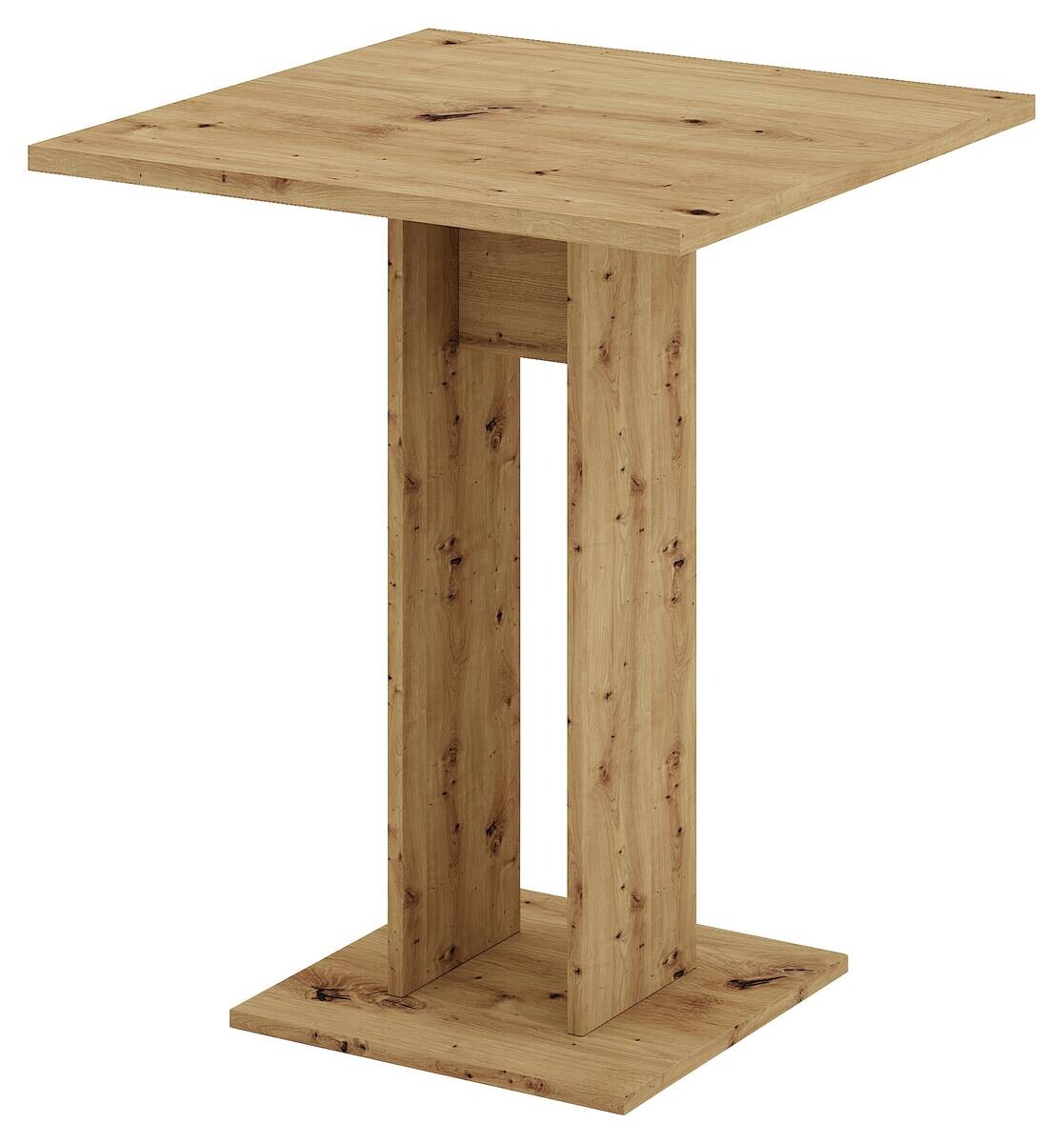 Tisch EVERT Eiche Artisan Nachbildung B/H/T: ca. 67,5x78x67,5 cm