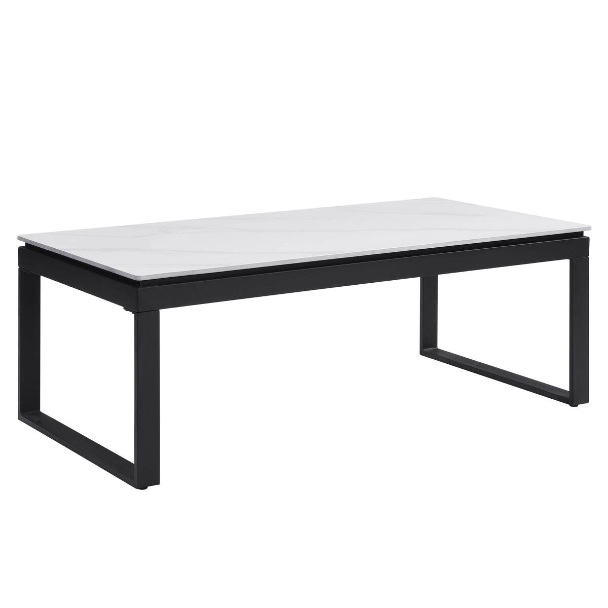 Couchtisch Klara weiß Marmor Optik B/H/T: ca. 120x45x60 cm Couchtisch Klara weiß Marmor Optik B/H/T: ca. 120x45x60 cm