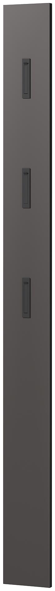 Garderobenpaneel 3728-547 Graphit Optik B/H/T: ca. 15x170x3 cm Garderobenpaneel 3728-547 Graphit Optik B/H/T: ca. 15x170x3 cm