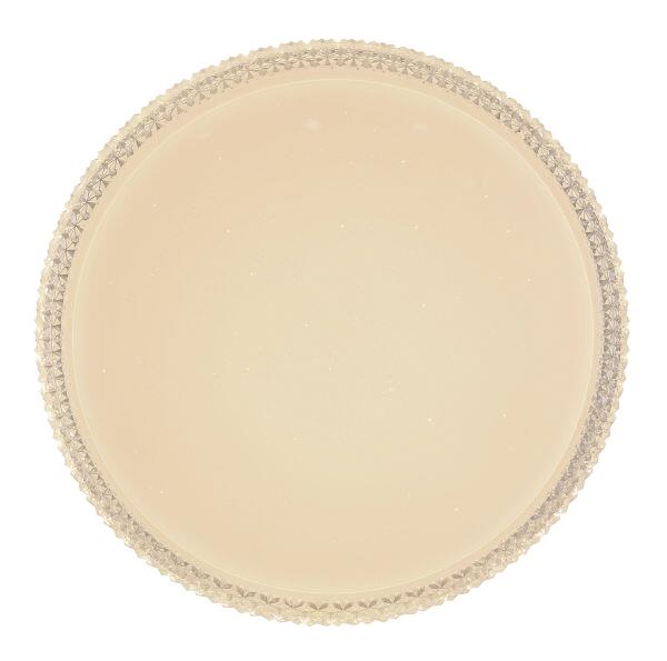 GLOBO Deckenleuchte Ovi weiß Opal klar Metall Acryl H/D: ca. 9x40 cm