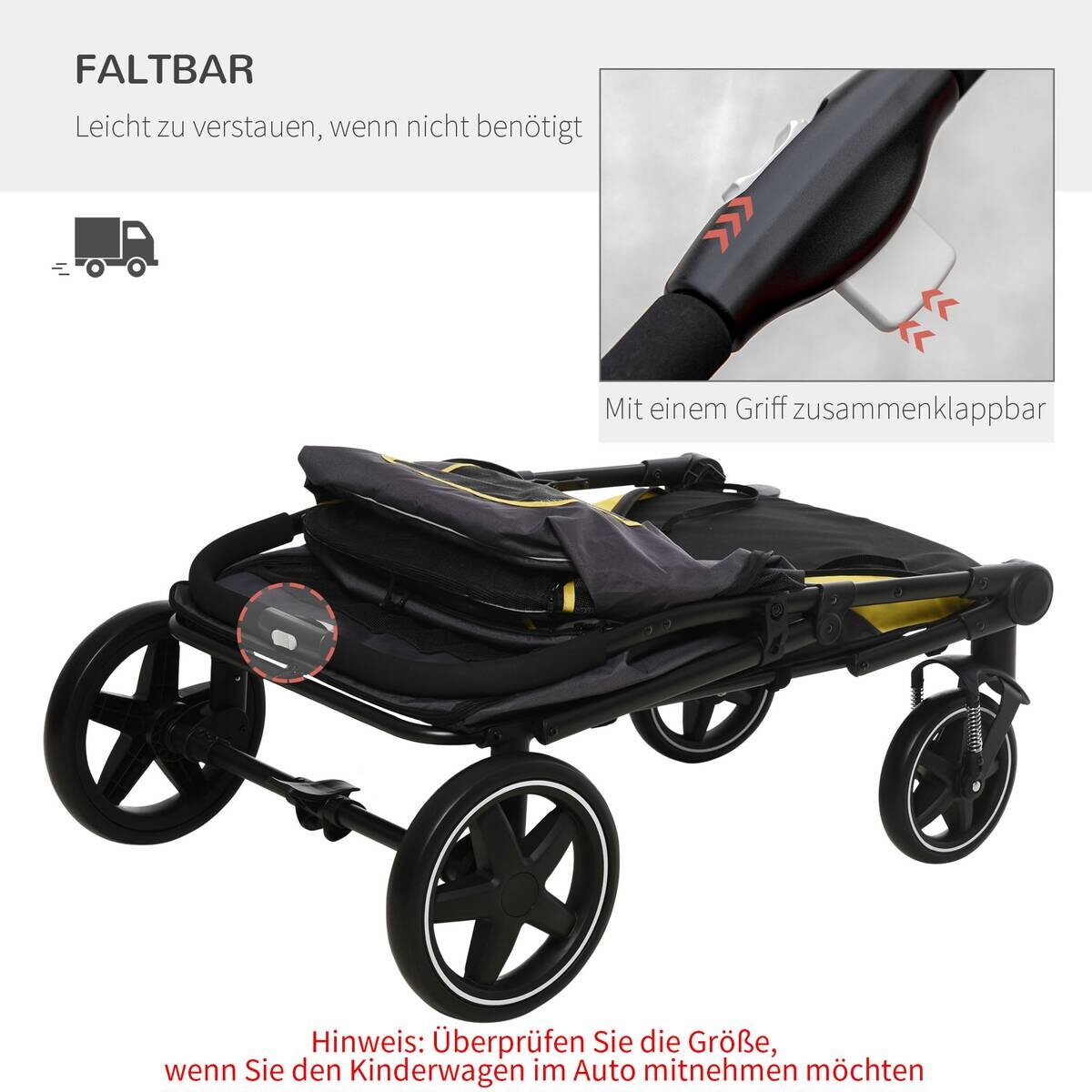 PawHut Hunde-Zubehör dunkelgrau Polypropylen B/H/L: ca. 65x112x100 cm