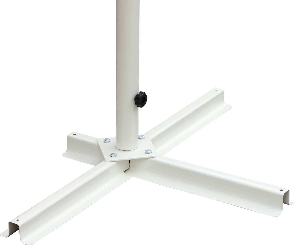 Outsunny Standmarkise grau Polyester-Mischgewebe B/H/L: ca. 294x250x295 cm