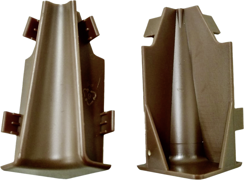 Innenecke braun L/B/H: ca. 1x1x5,8 cm