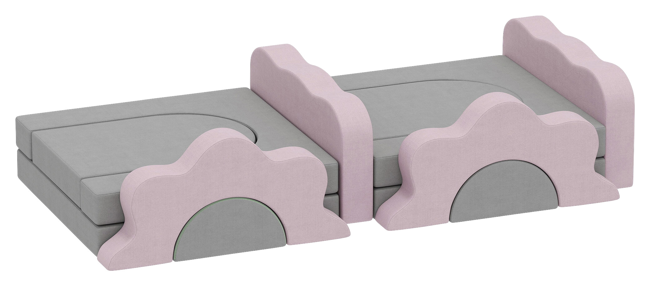 AIYAPLAY Softbausteine B/H/L: ca. 75x10x75 cm