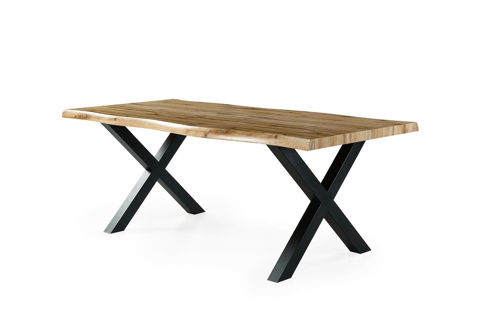 Esstisch  Eiche Wild Nachbildung B/H/T: ca. 200x76x100 cm