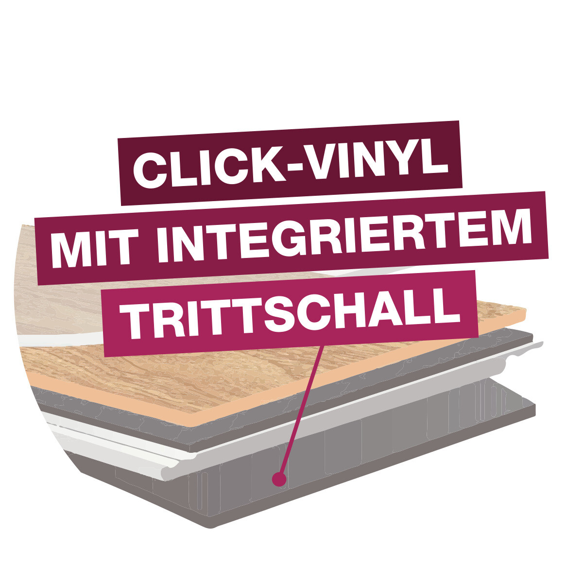 Check One Click-Vinylboden Mettingen ca. 2,341 m² im Paket B/L: ca. 47x83 cm pro Paket