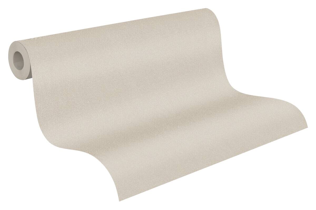 A.S.Creation Vliestapete New Elegance Uni beige B/L: ca. 53x1005 cm