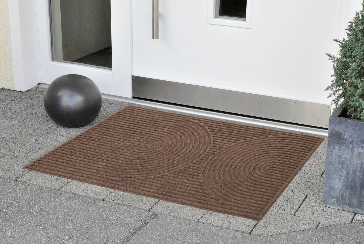 Fußmatte Curves taupe B/L: ca. 50x80 cm Fußmatte Curves taupe B/L: ca. 50x80 cm