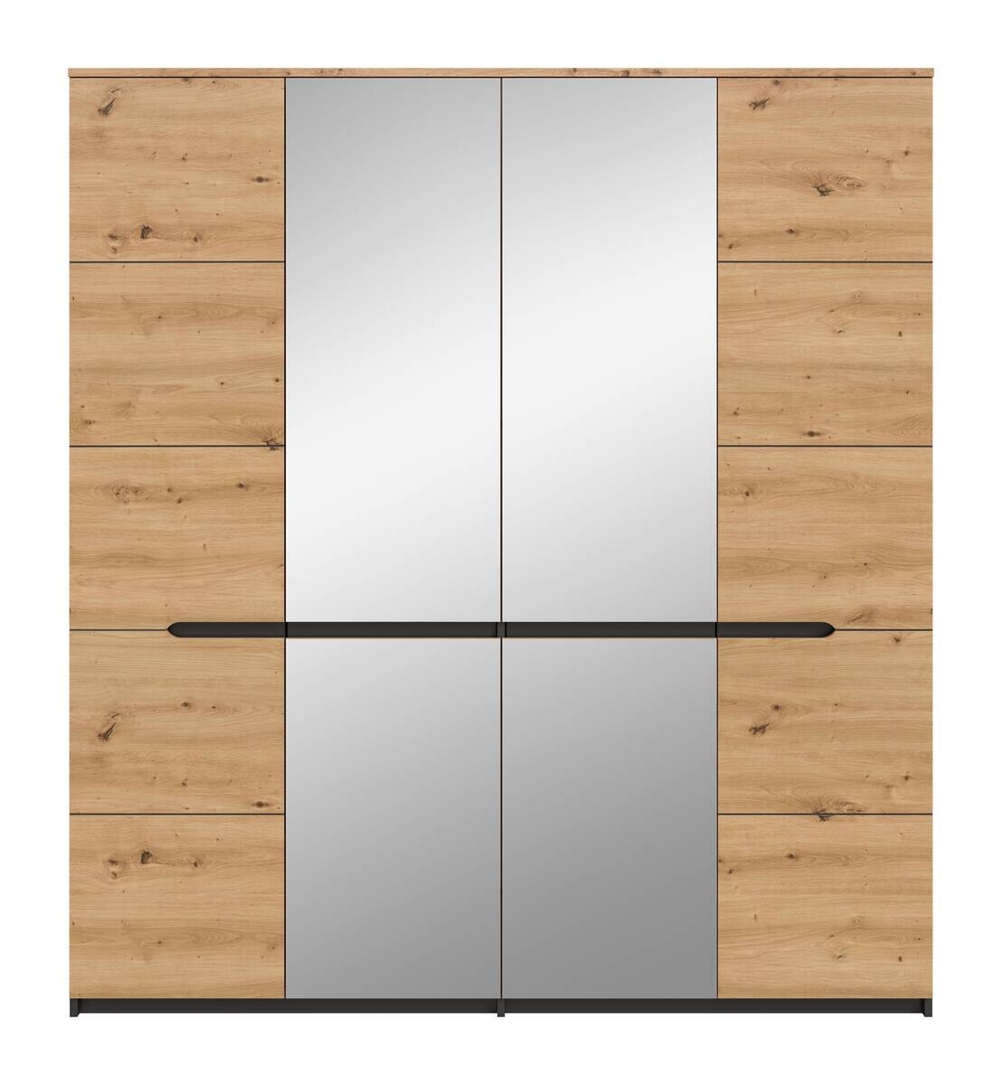 Kleiderschrank CANU basaltgrau Artisan Nachbildung B/H/T: ca. 180x198x59 cm