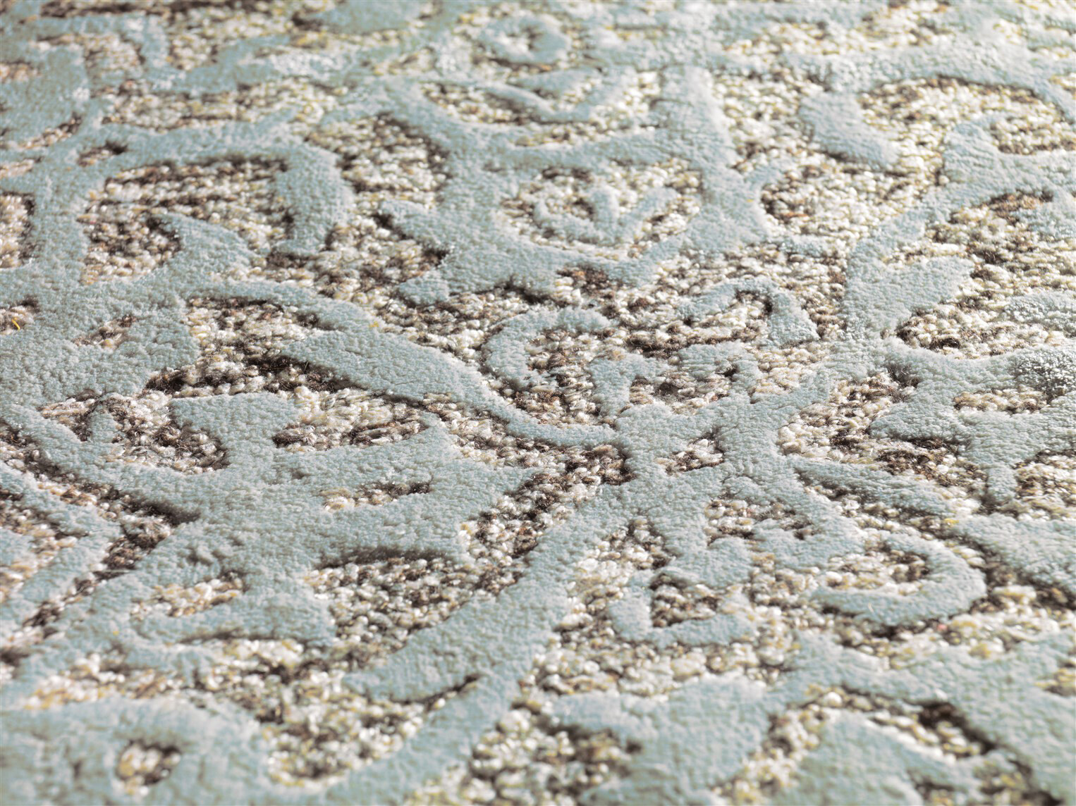 Arte Espina Kurzflorteppich Damast 8067 grau B/L: ca. 120x180 cm