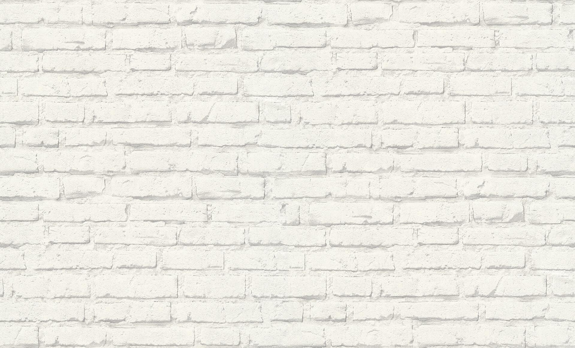 A.S.Creation Vliestapete Authentic Walls 2 Steine grau weiß B/L: ca. 53x1005 cm