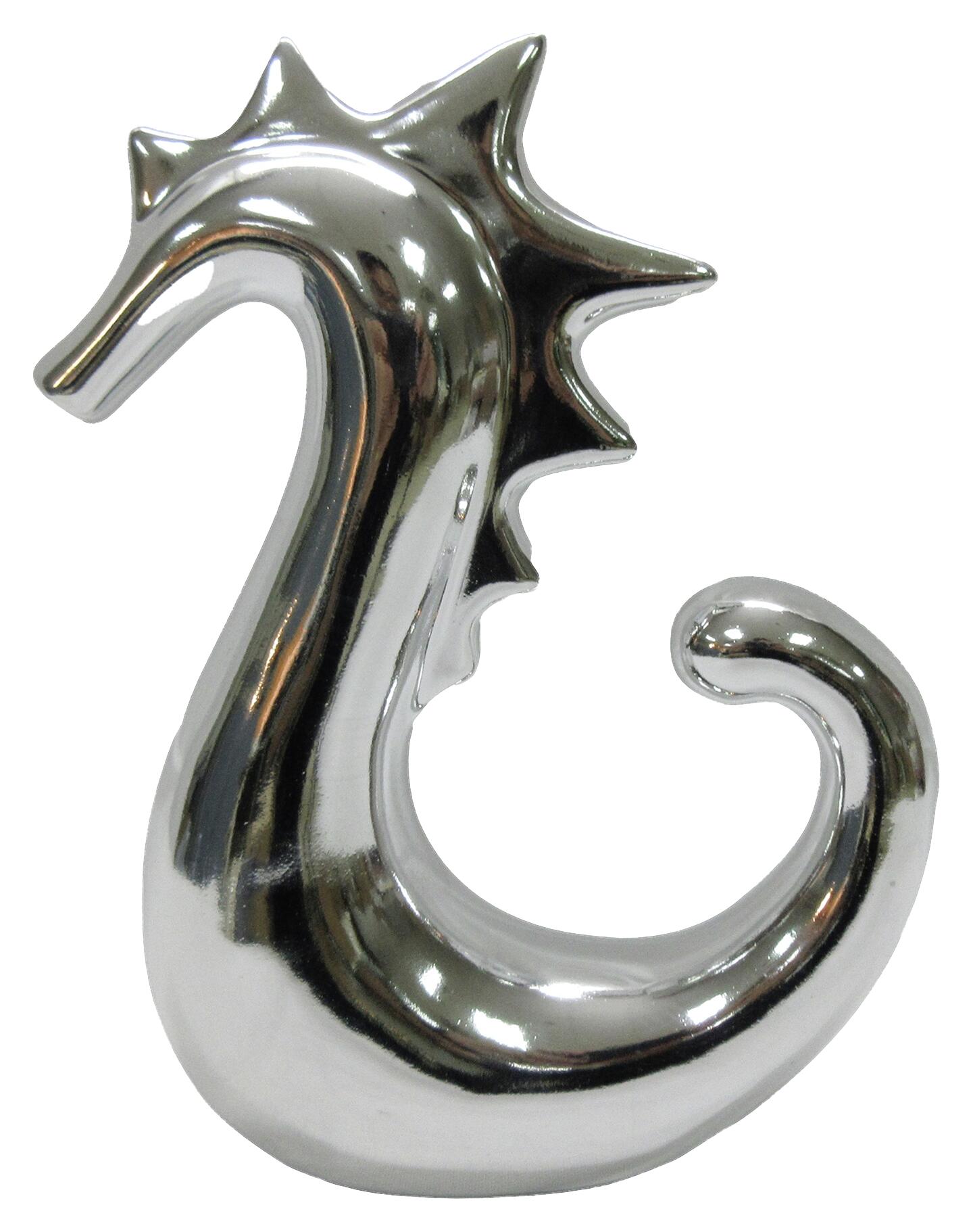 POCOline Dekorationsartikel silber Steingut B/H/L: ca. 13,5x5x18 cm