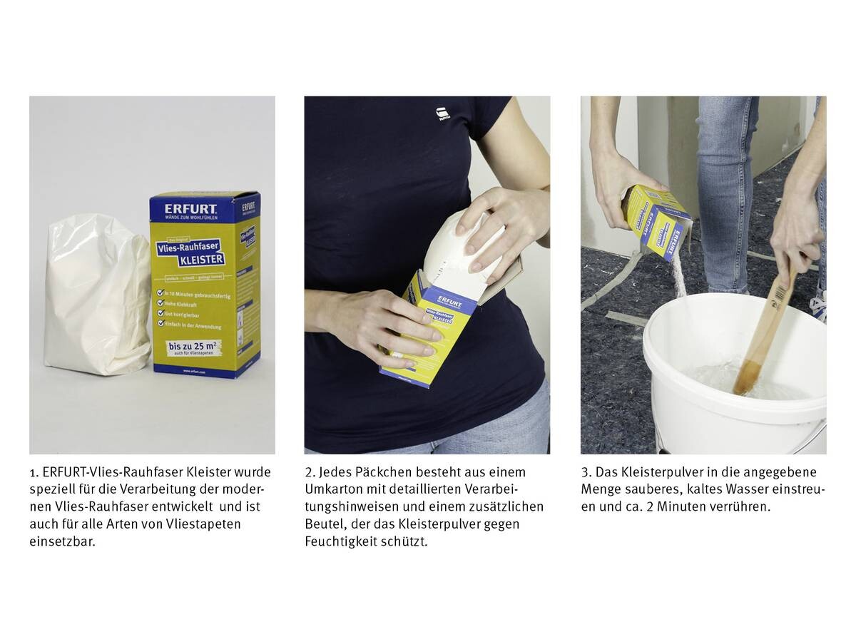 Erfurt Tapetenkleister Vlies-Rauhfaser ca. 0,2 kg
