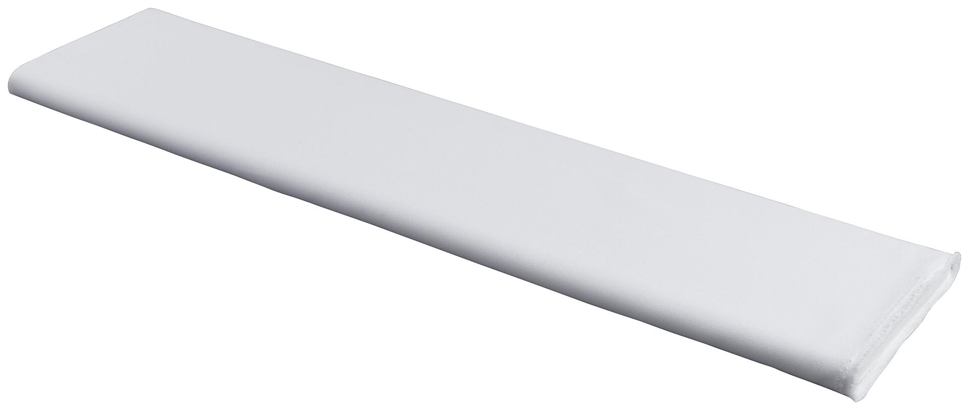 Dekostoff Satinette weiß B: ca. 145 cm