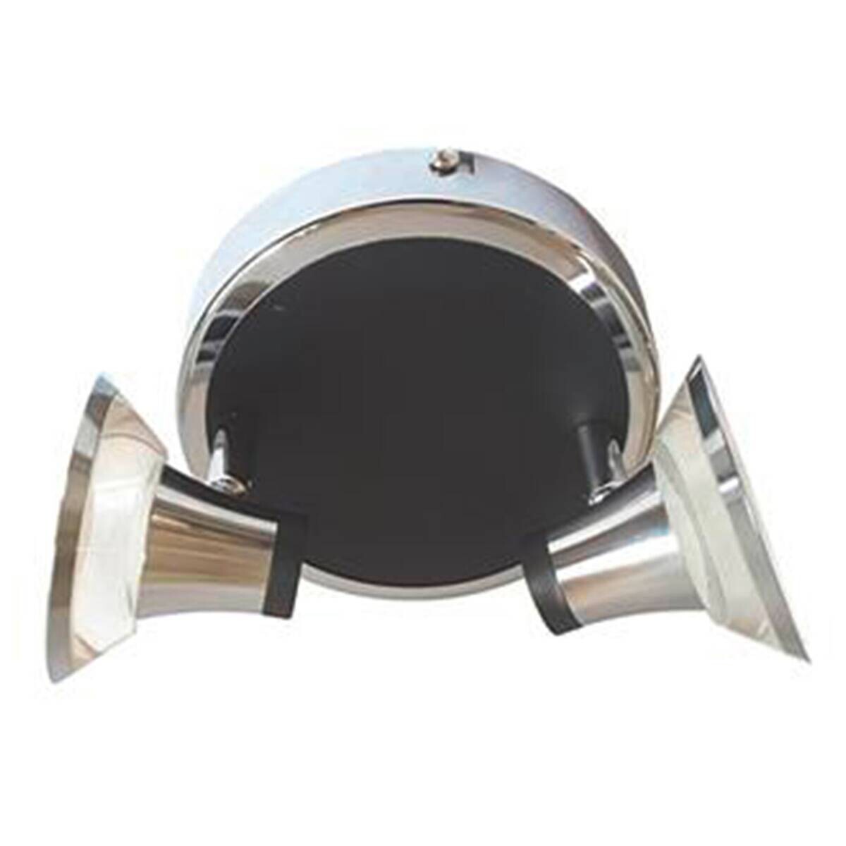 Näve Leuchten Deckenleuchte 1239842 Chrom Kunststoff Metall B/H/T: ca. 15x13x15 cm 2 Brennstellen