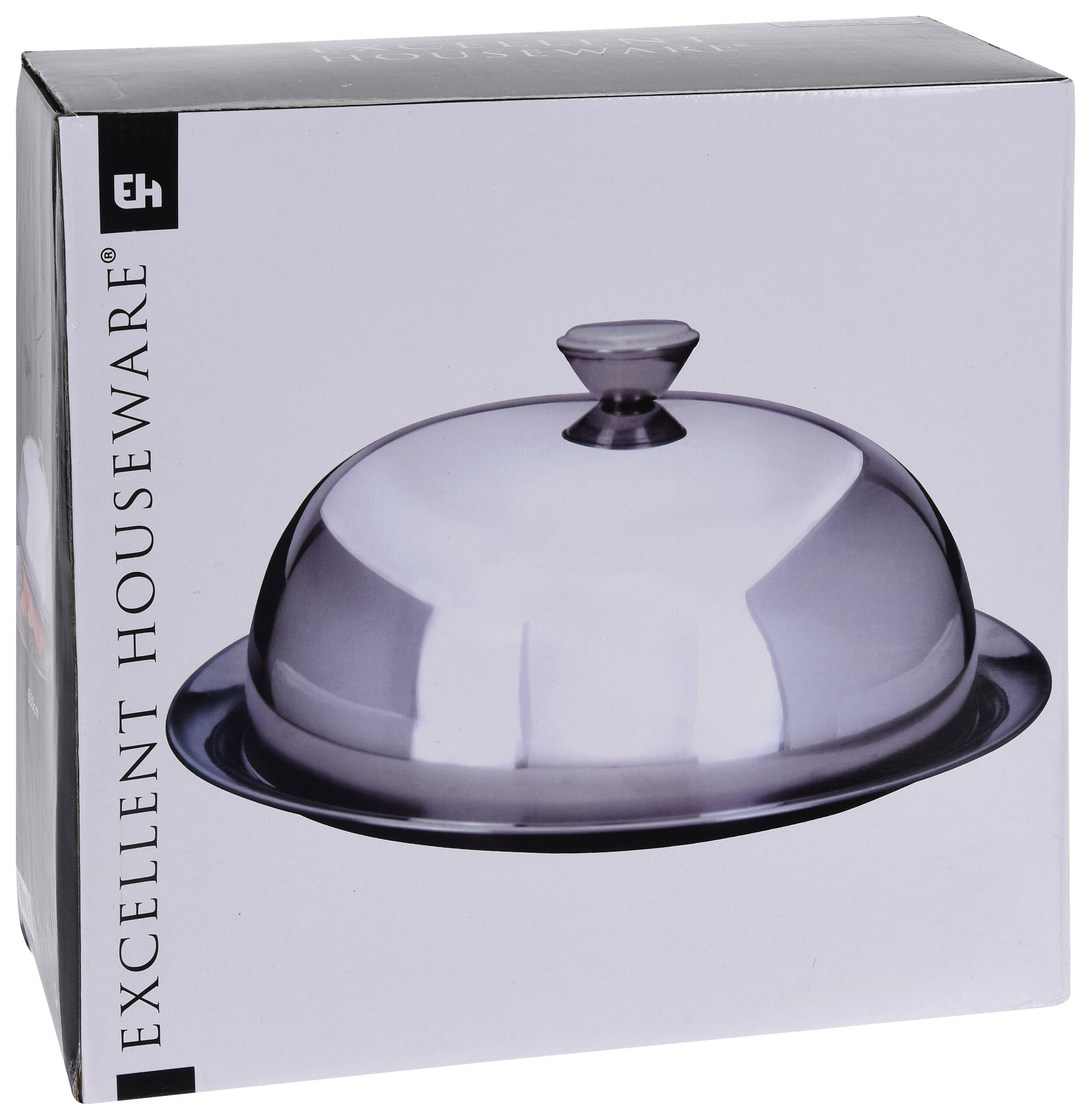 Kuchenglocke silber Edelstahl H/D: ca. 14x30 cm