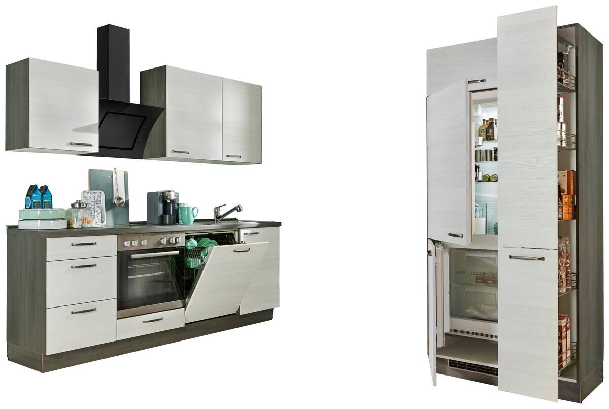 Express Doppelblock Plan Eiche weiß Nachbildung B: ca. 310 cm