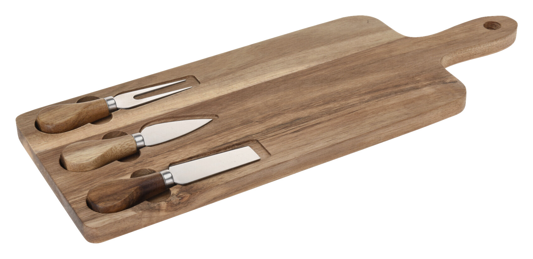 Käsebrett natur Holz Akazie