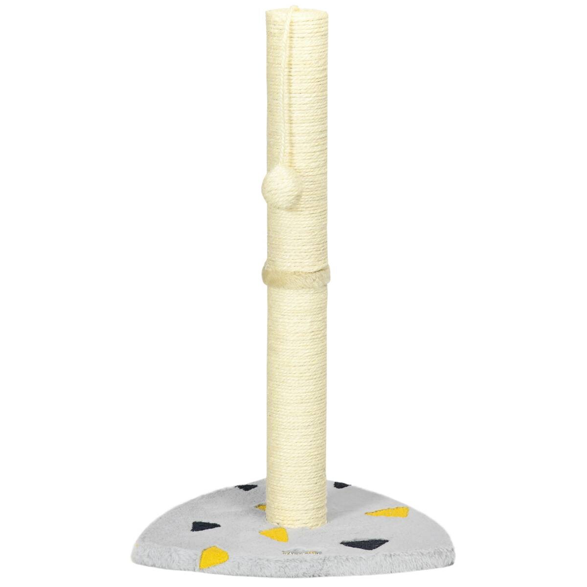 PawHut Kratzbaum hellgrau Spanplatte B/H/L: ca. 35x62x35 cm