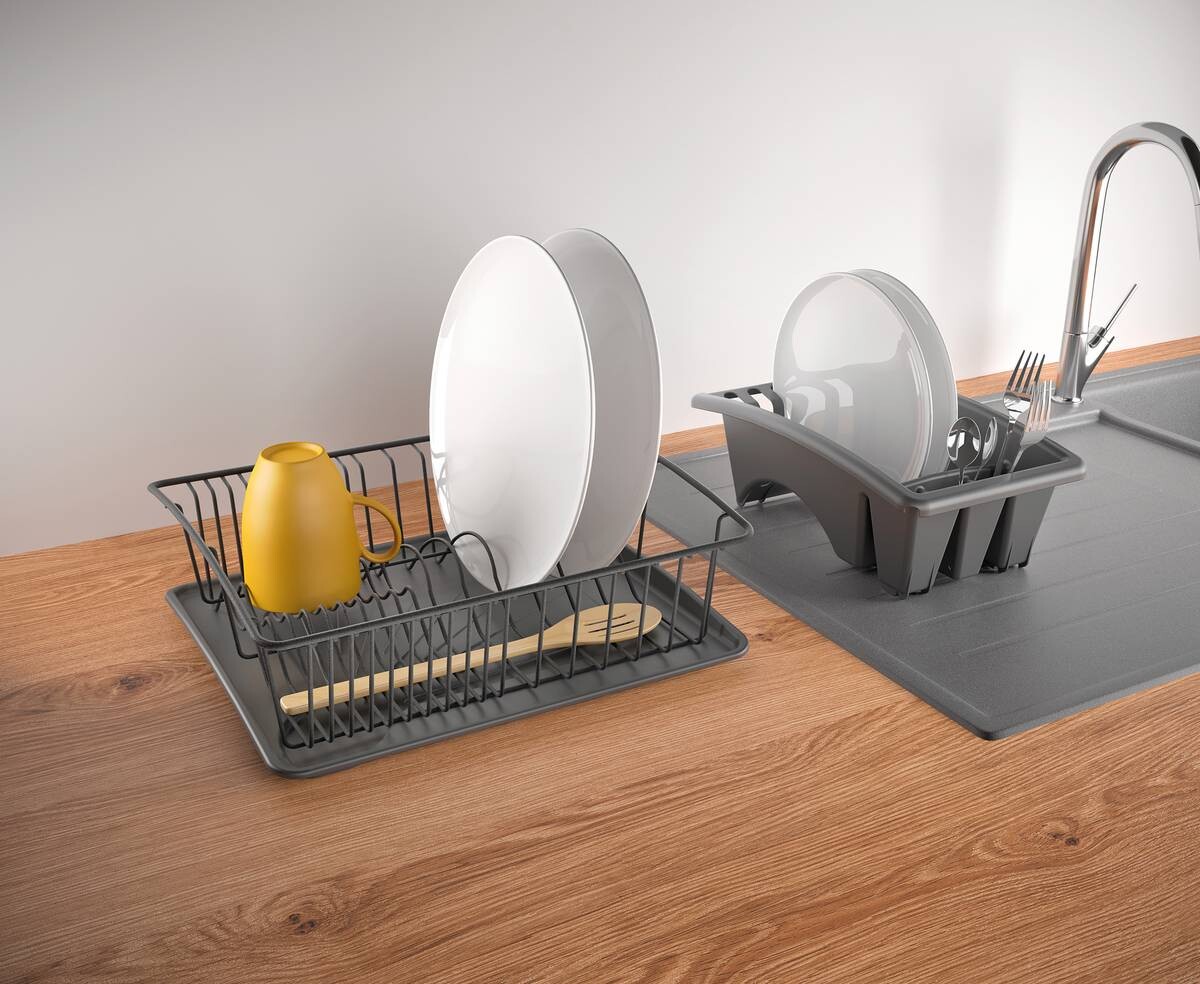Metaltex Spülkorb Aquatex Plus Lava mattschwarz Metall