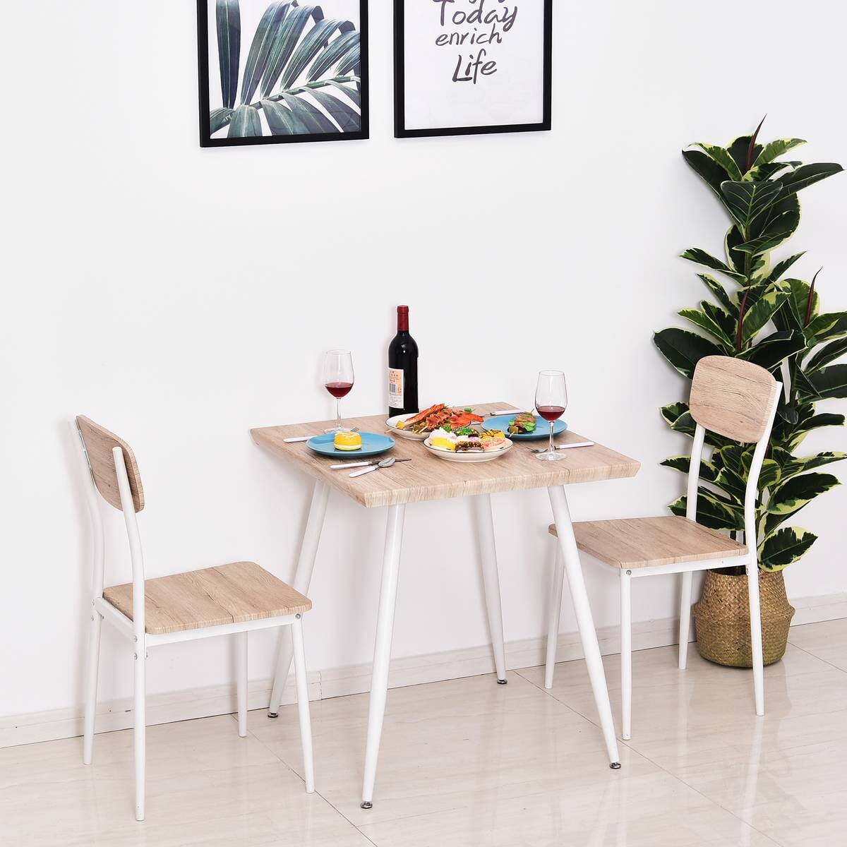 Essgruppe 835-086 natur B/H/T: ca. 70x76x70 cm