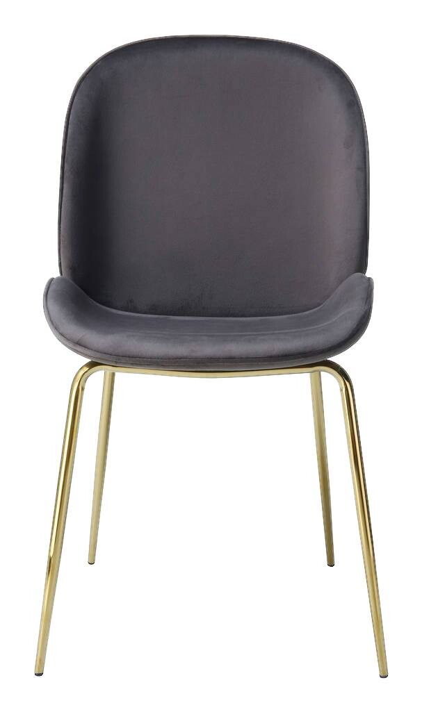 Stuhl Charlize 100 2er grau Microfaser B/H/T: ca. 48x87x59 cm